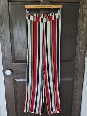 Anthropologie saltwater LUXE Multicolor Vertical Stripe Pant